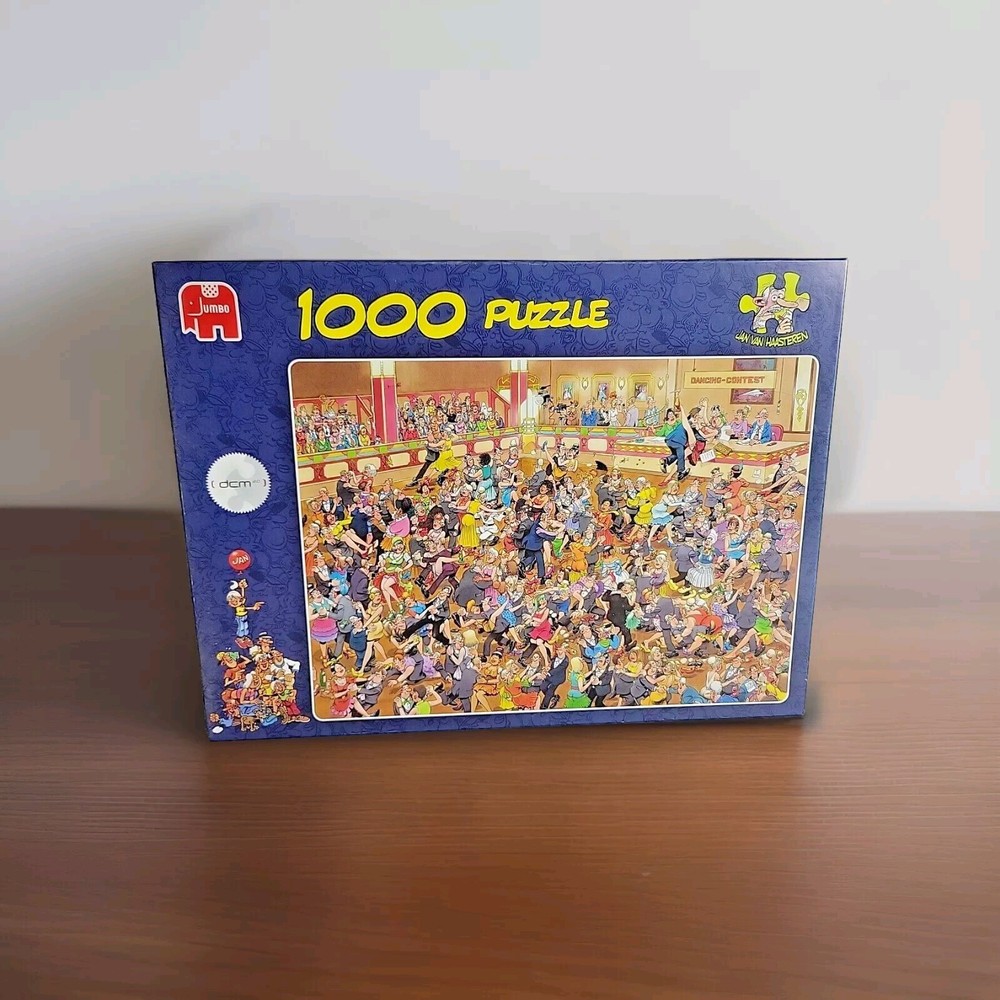 Christmas Gift Jan Van Haasteren Jigsaw Puzzle 1000 Jumbo Ballroom Dance 01617