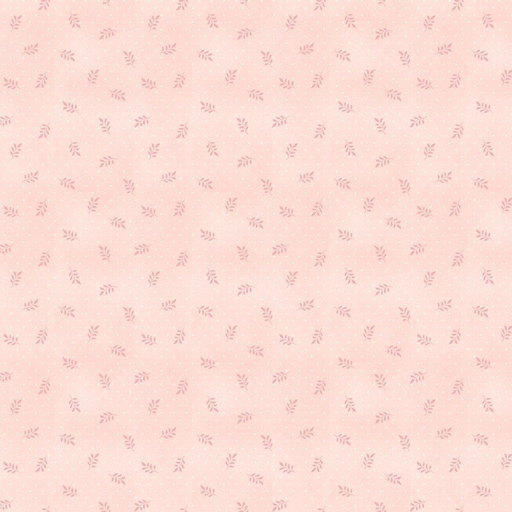 Henry Glass Dorothy Jean Pink Floral Cotton Fabric by the Yard