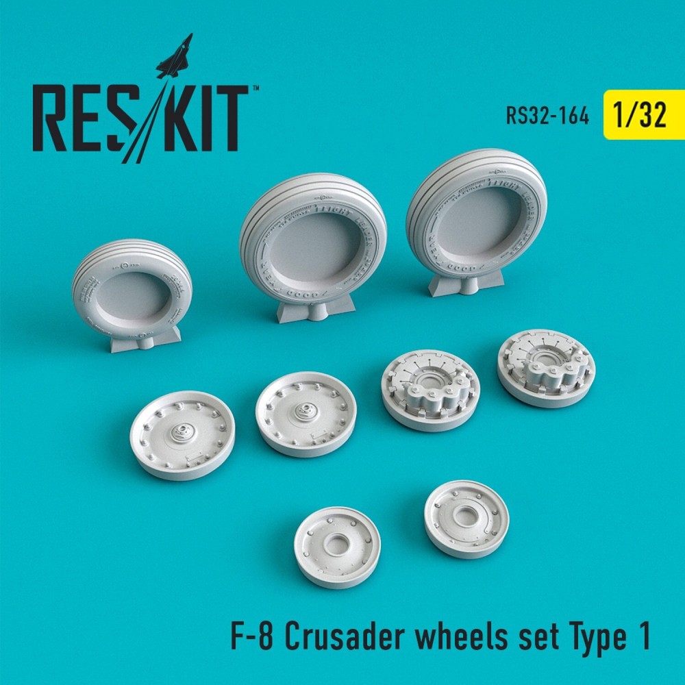 Vought F-8 Crusader Wheels Type 1 1:32 ResKit RS32-0164