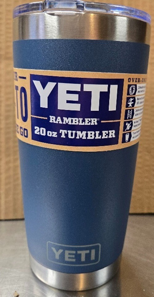 Yeti Rambler 20oz Ocean Stainless Steel Vacuum Insulated Tumbler
