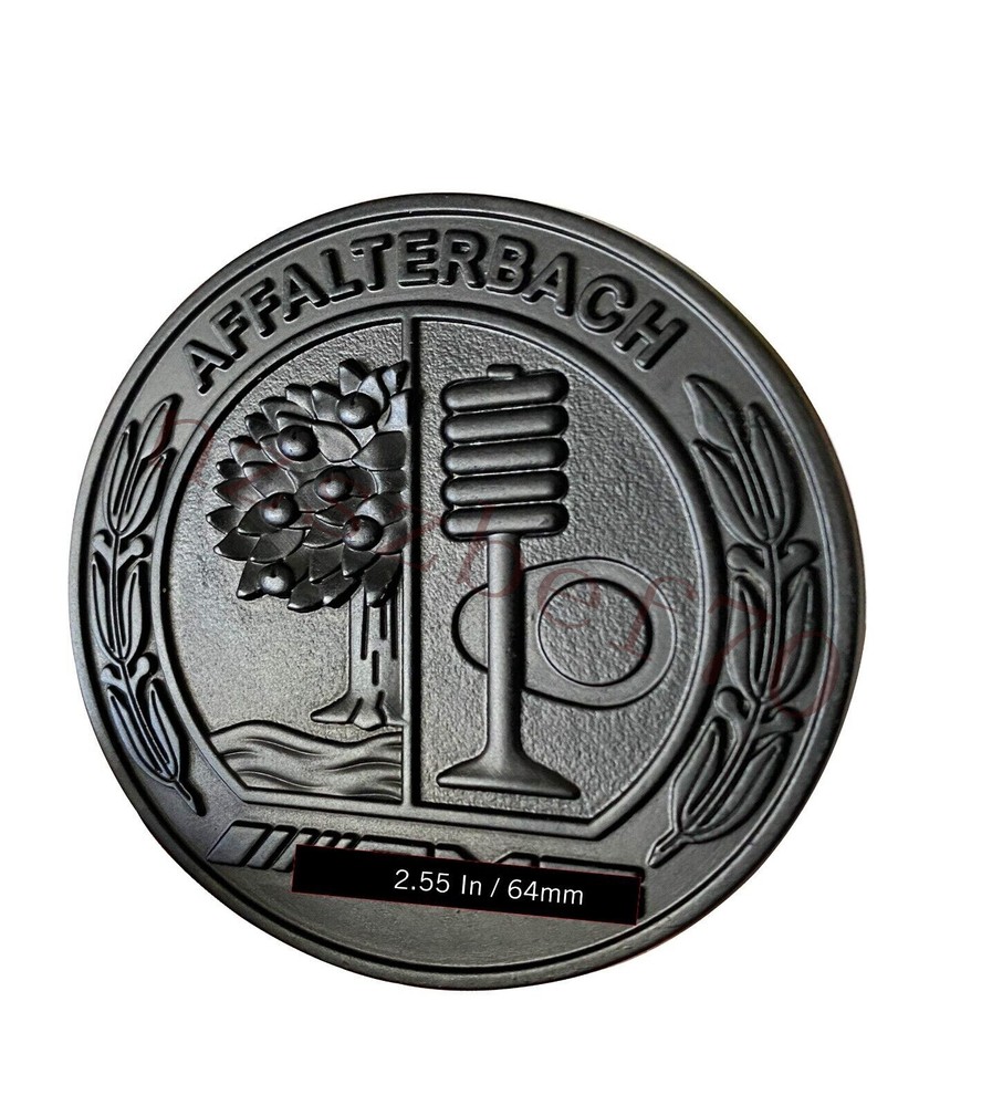 AMG Black Emblem logo Affalterbach Black Badge Mercedes-Benz 64mm