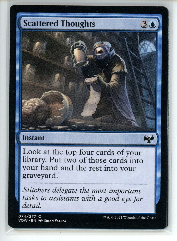 SCATTERED THOUGHTS Crimson Vow #74 VOW(NM+)(MTG)