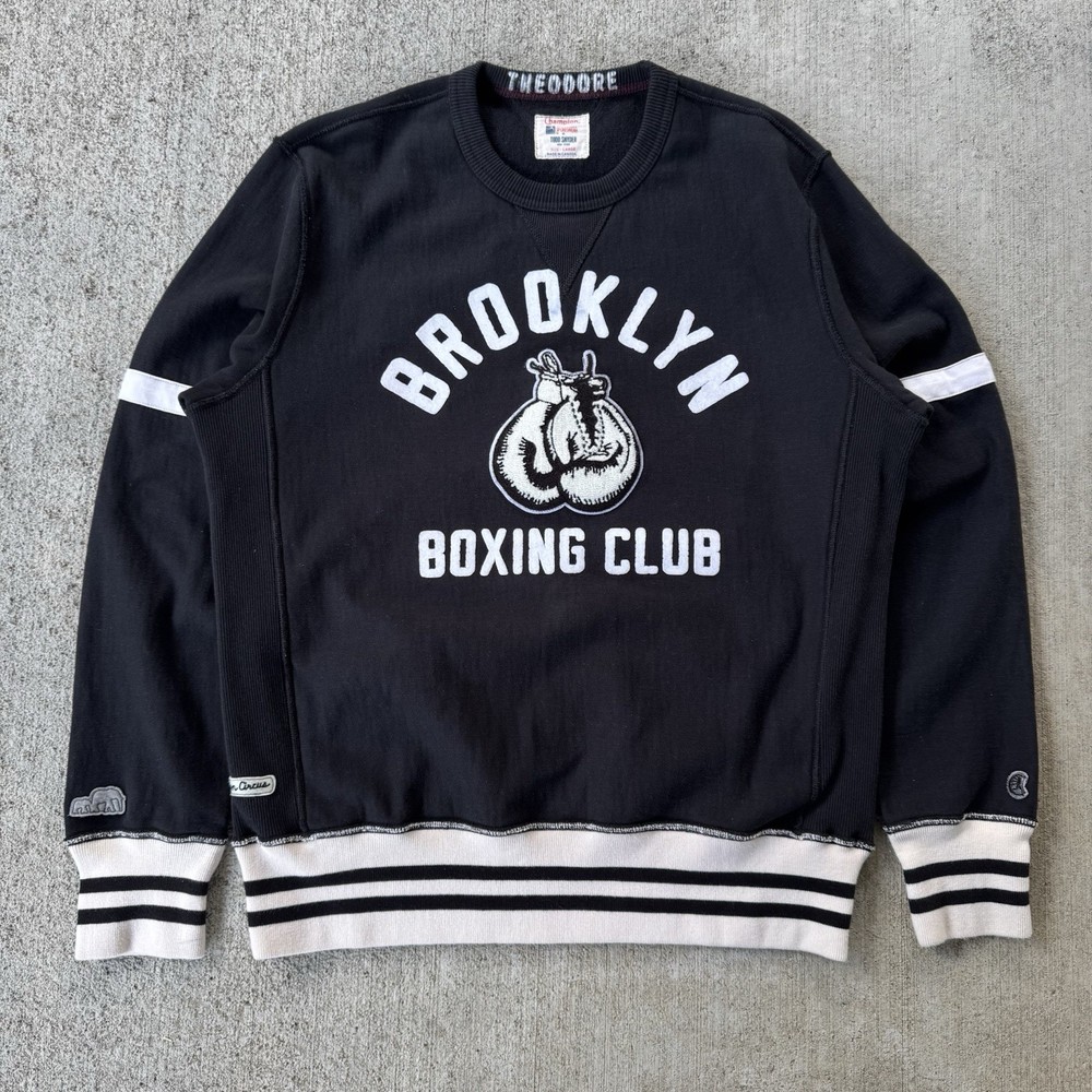 Todd Snyder Champion Brooklyn Boxing Club Sweatshirt Varsity Ali Size Large Rare