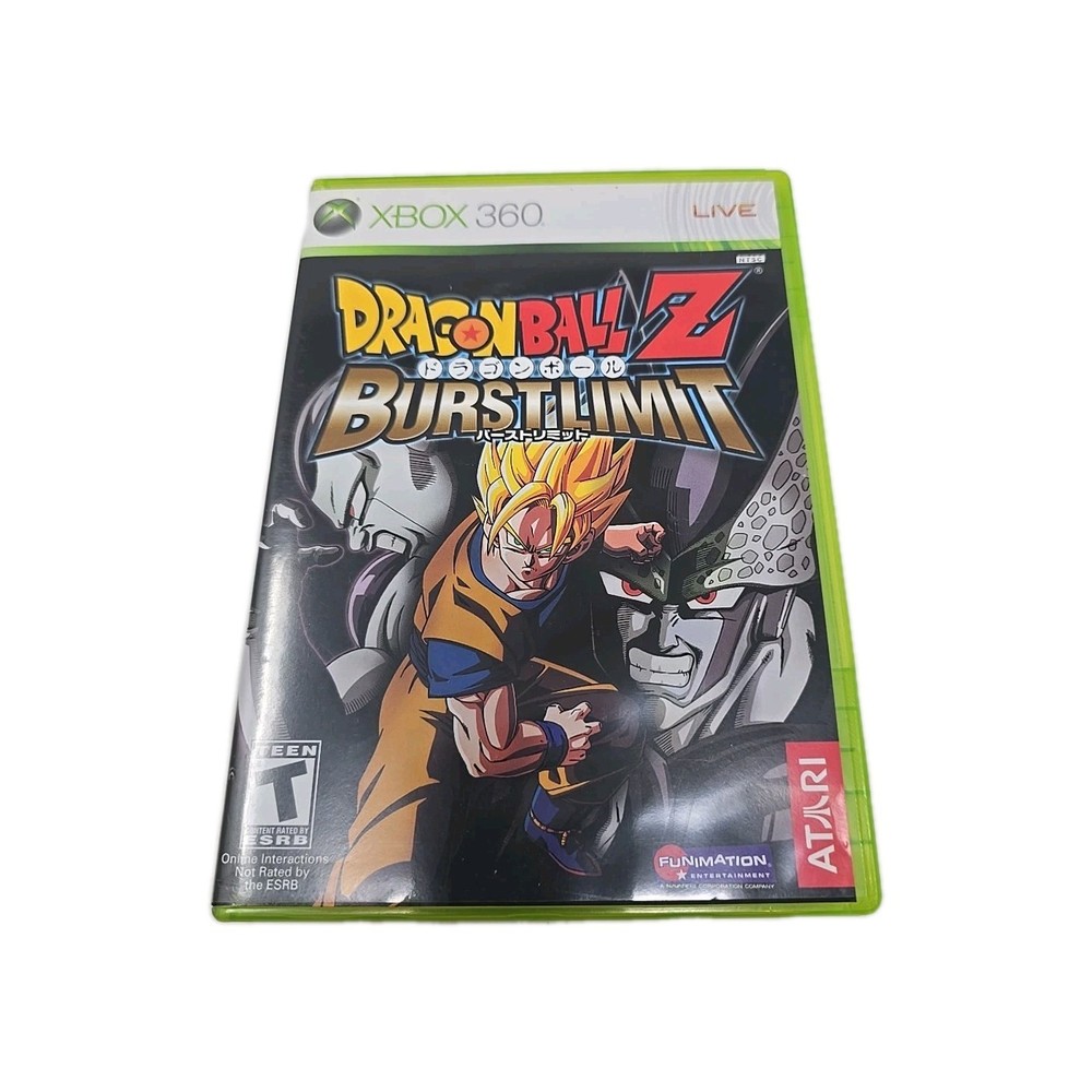 Dragon Ball Z: Burst Limit (Microsoft Xbox 360, 2008) Complete