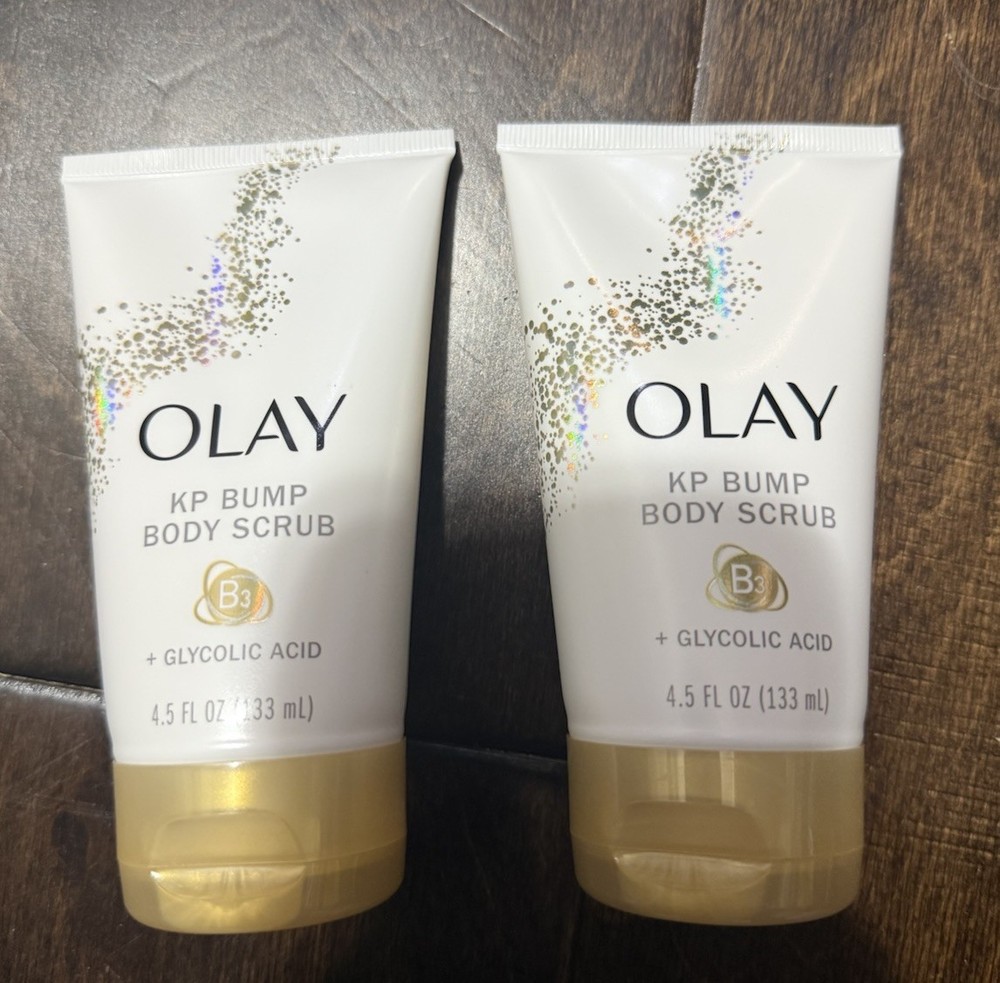 2 PK- OLAY KP BUMP BODY SCRUB VITAMIN B3 WITH GLYCOLIC ACID   4.5 FL OZ each