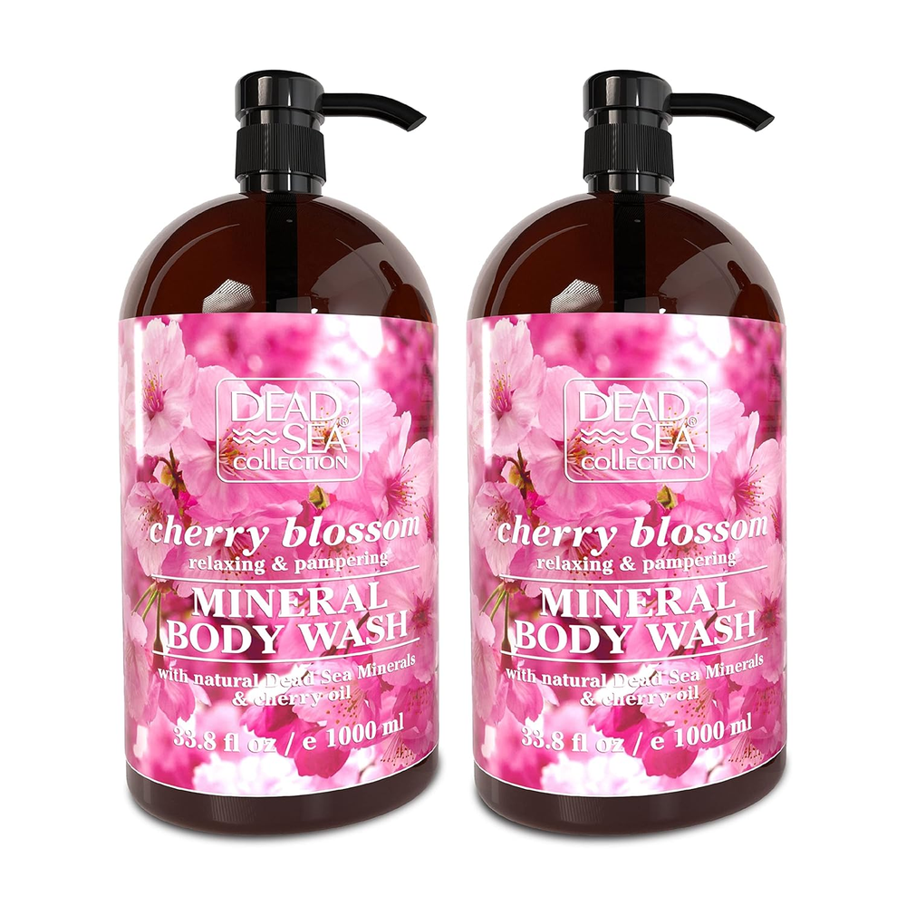 Cherry Body Wash with Dead Sea Minerals and Cherry Seed for All Genders