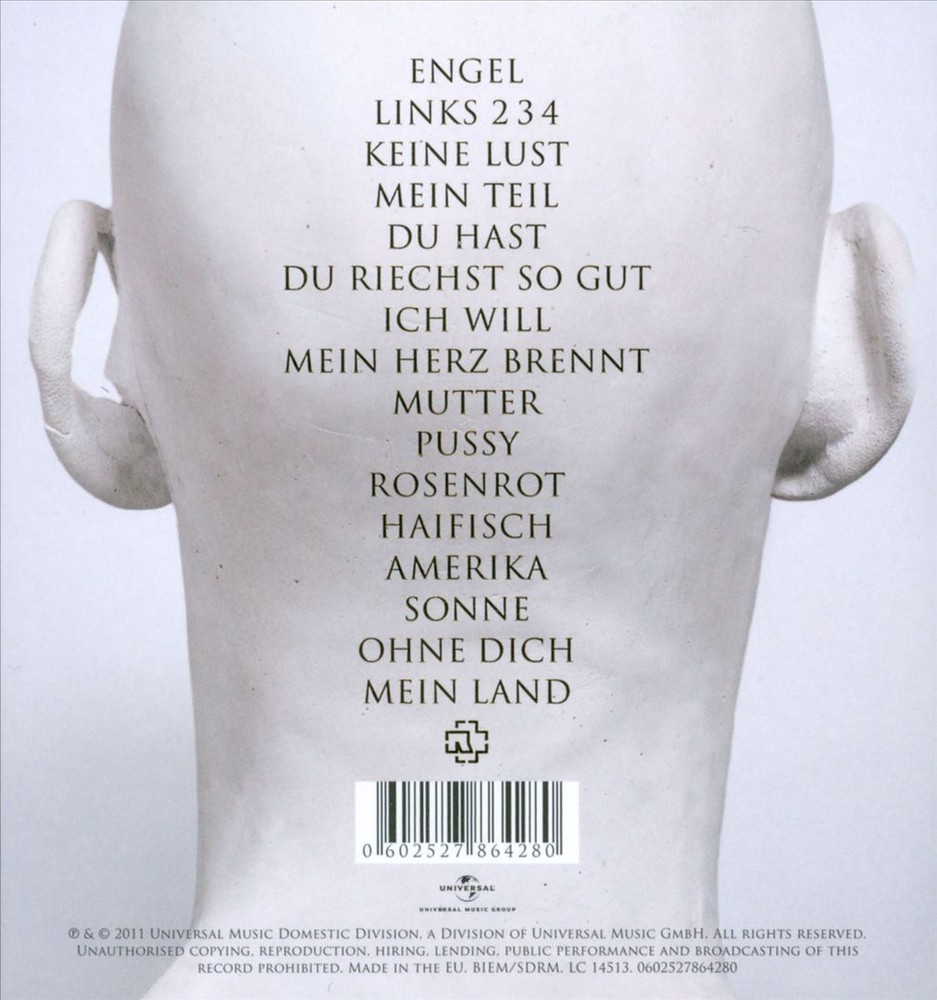 RAMMSTEIN MADE IN GERMANY: 1995-2011 NEW CD
