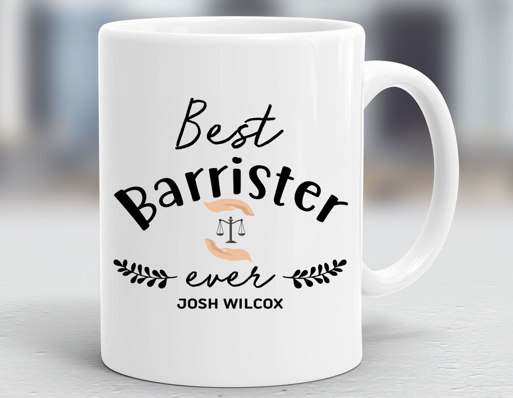 Personalized Barrister Mug Barrister Gift Gift Ideas For Barrister Presents For
