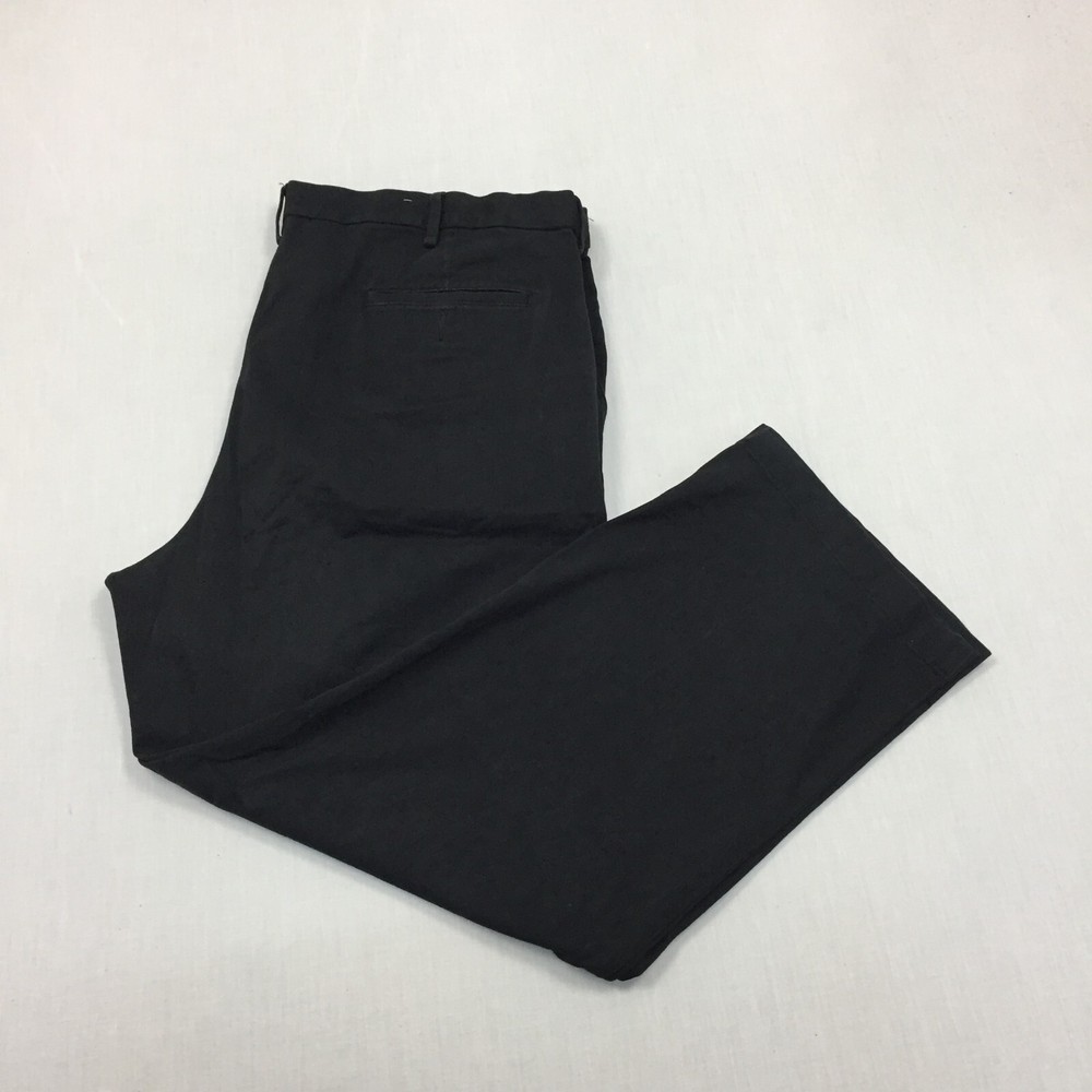 Dockers Chino Trousers Cotton Pants Relaxed Fit Mens Size 42W 30L Black