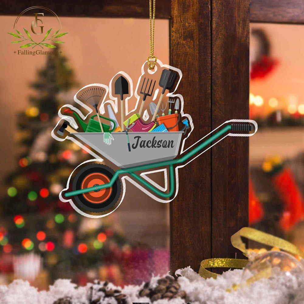 Personalized Gardening Ornament  Garden Ornament  Gardener Ornament