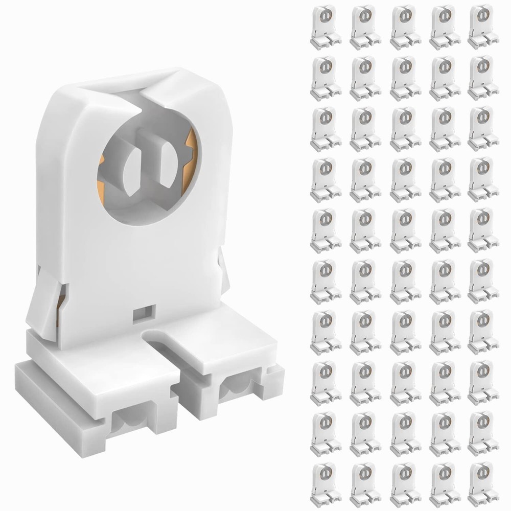 Non Shunted Led Tombstones pack Of 50 T8 Lamp Holder Ul Turn Type Tombstone La