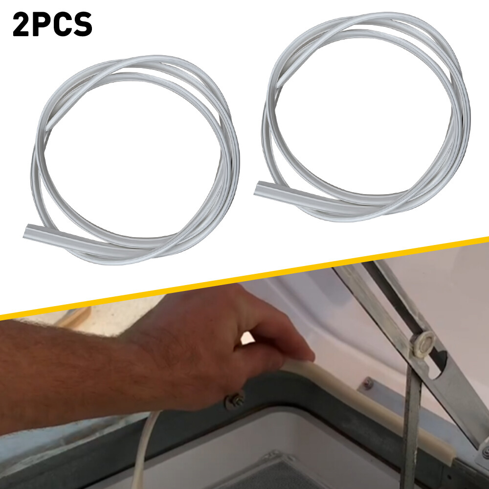 2x Waterproof White Roof Vent Seal Rubber TPE Cover With Rounded Domes 51.18