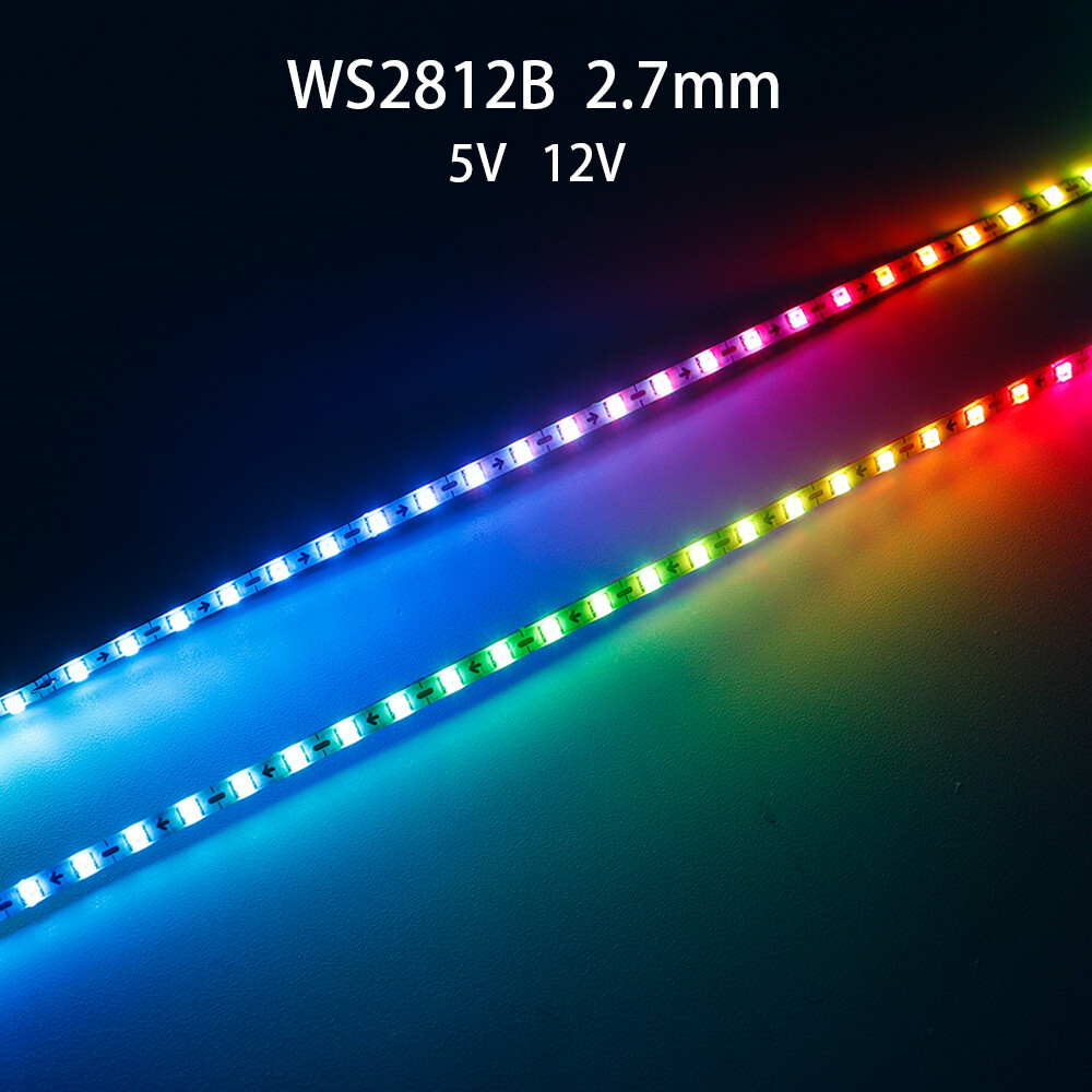 2.7mm WS2812B LED Strip WS2812 2020 160Leds/m individually addressable Tape
