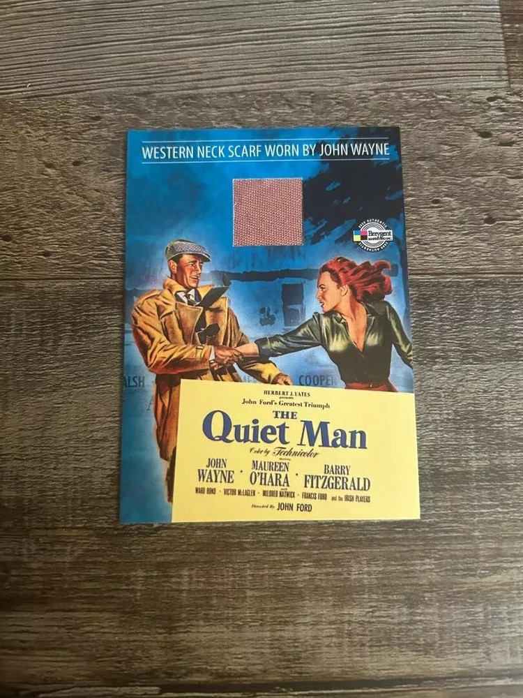 John Wayne Western Neck Scarf Inspired by The Quiet Man Movie Poster