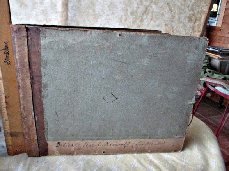 VICTORIAN PENCIL SKETCH Book From SCOTLAND, C.1820, Botany, Buildings, Etc., ART