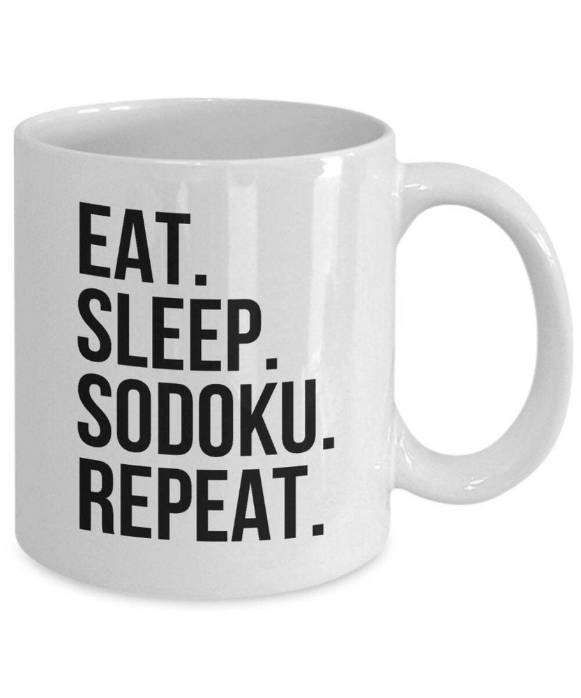 Retirement Gift For Coworker Sodoku Puzzles For Adults Mug Funny Christmas Gift