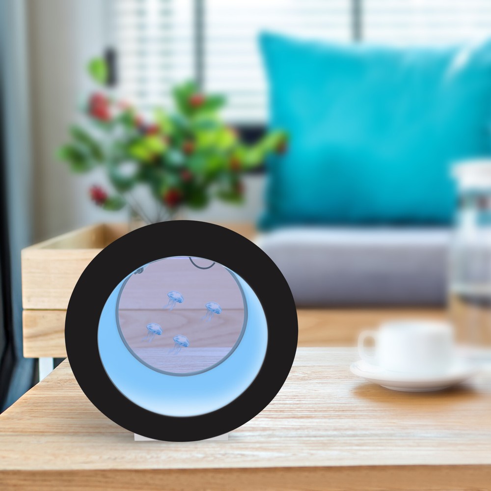 Round Fish Tank Desktop Jellyfish Aquarium Tank Kit For Real Live Jellyfish