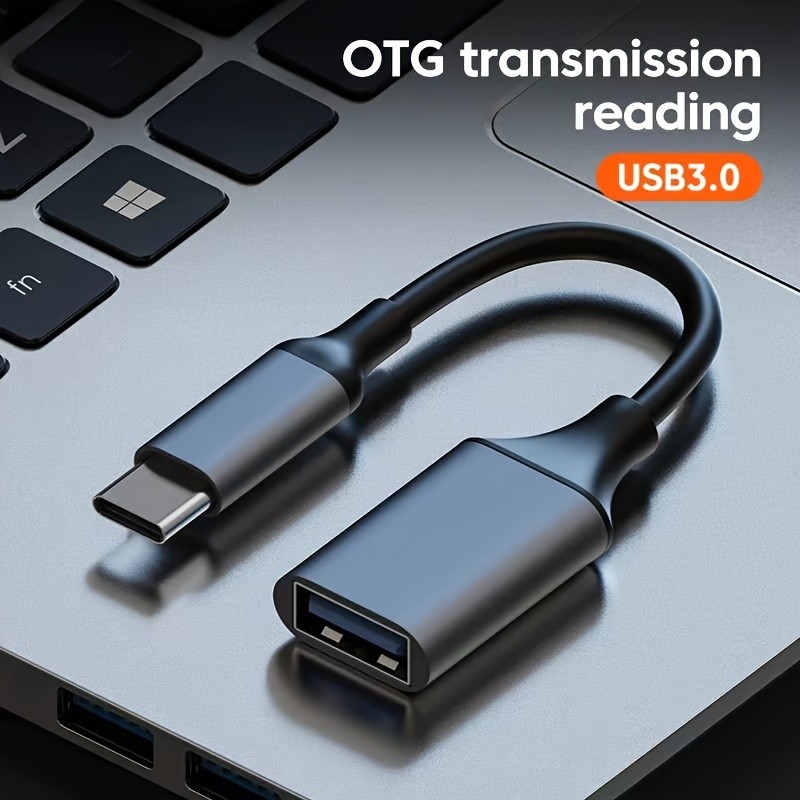 USB 3.0 to Type-C OTG Adapter Cable with 5W Power Delivery