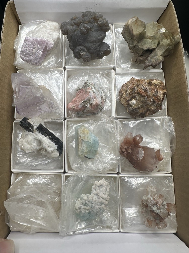 Mix Crystal Lot Of 12