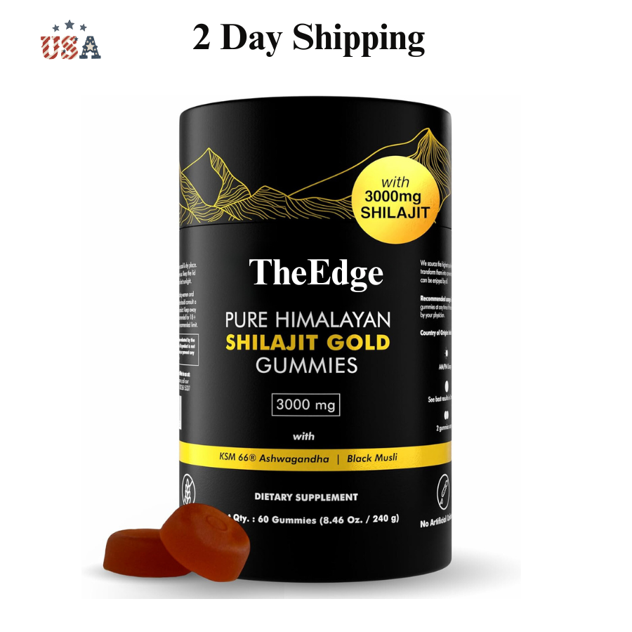 Himalayan Shilajit GOLD Gummies, Organic, Extremely Potent 3000 mg, Fulvic Acid