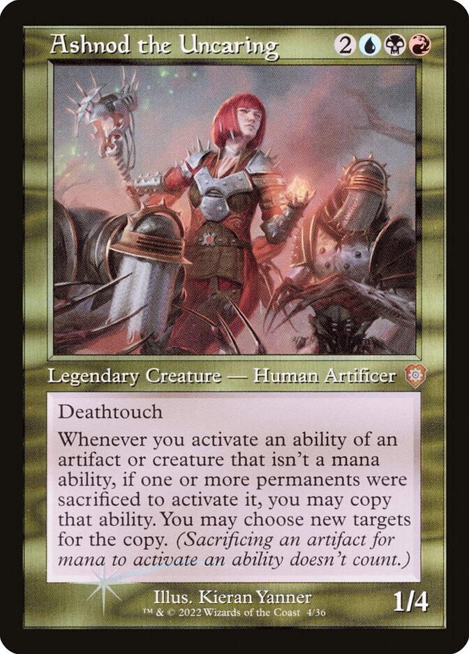 Ashnod the Uncaring (004) Retro Frame The Brothers' War Commander BRC MTG Magic