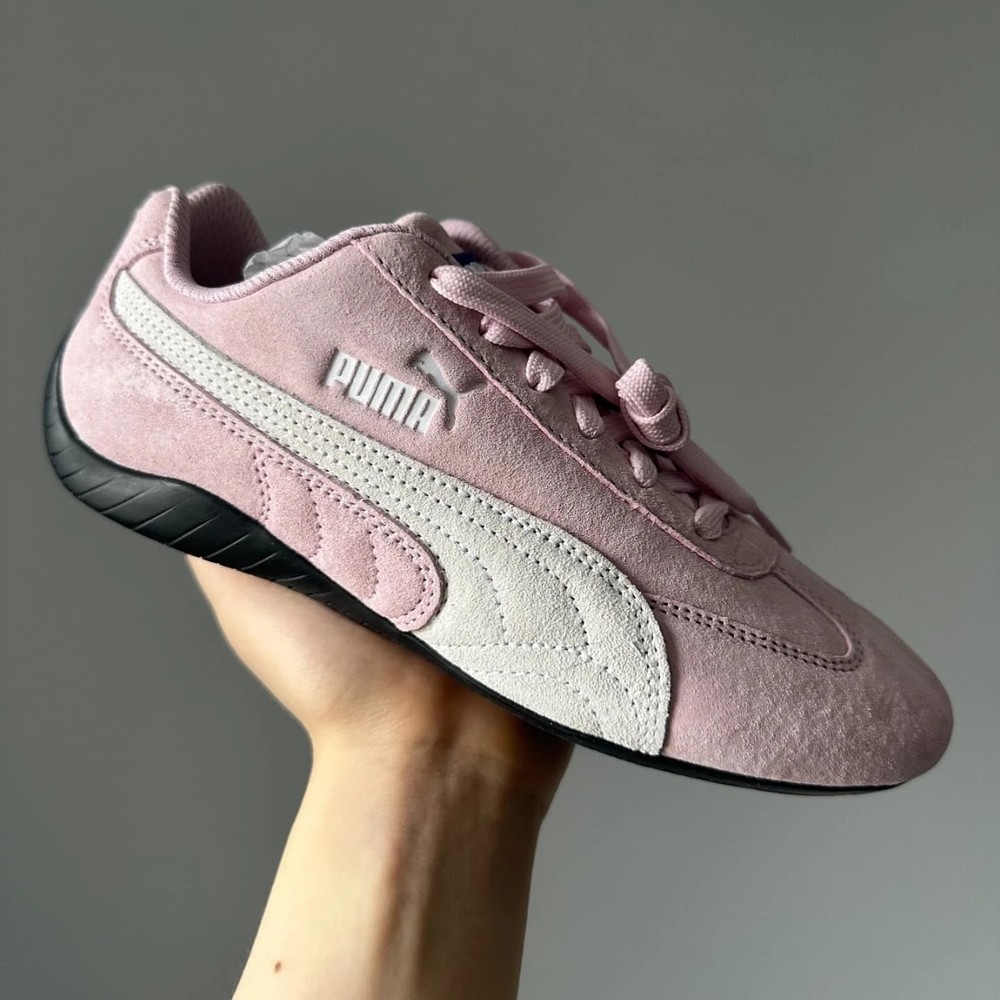 Puma Speedcat OG Pink White Womens Casual Sneakers Flash Sale-image