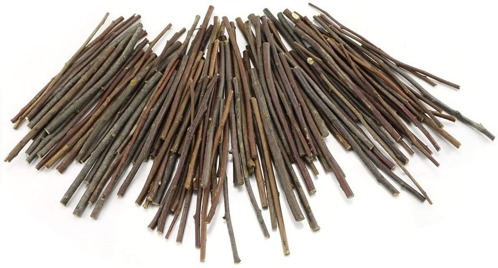 William Craft 120Pcs 10cm 0.1-0.2 Inch in Diameter Wood Log Sticks for DIY Cr...