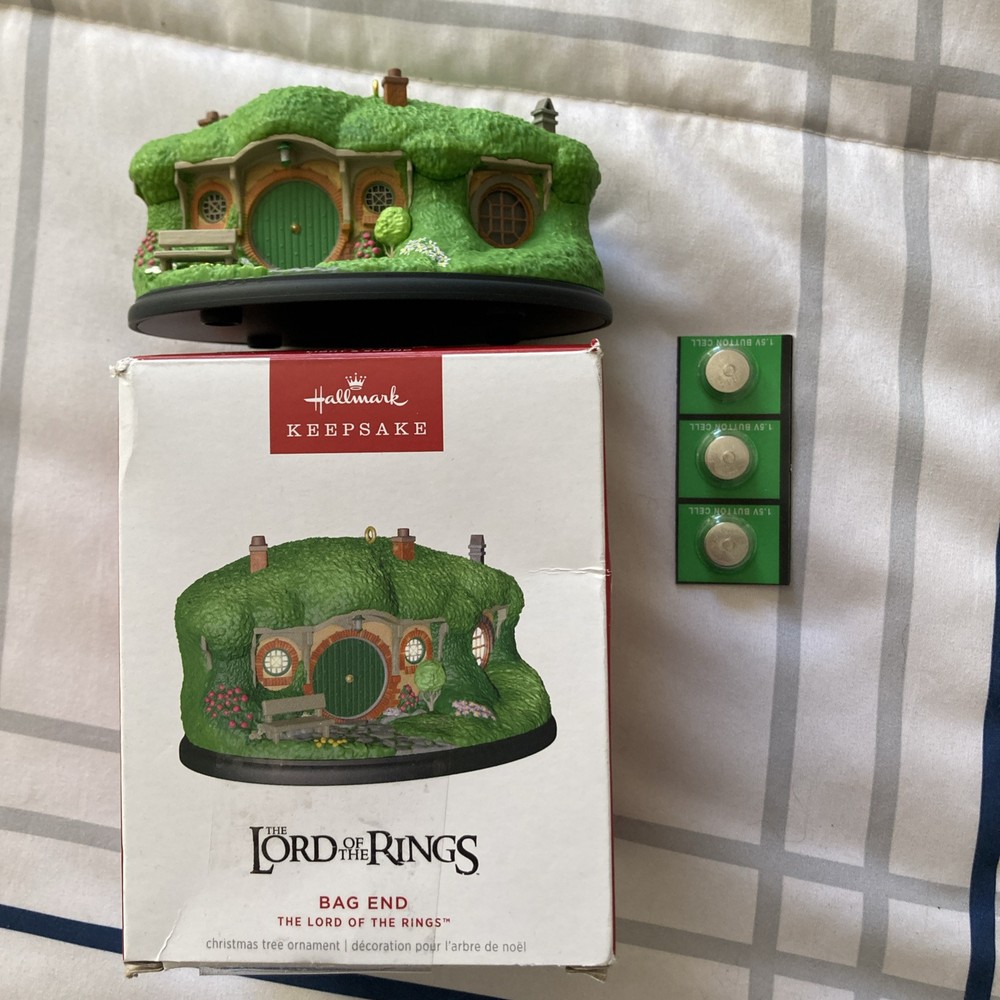 2024 Hallmark Keepsake Lord of the Rings Bag End Hobbit Magic Ornament