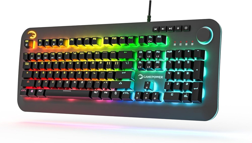 Upgrade Your Gaming Experience with GAMEPOWER Starscream RGB Optical Keyboard