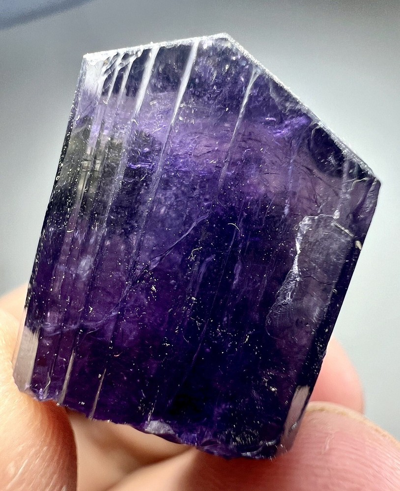 89-Carat Stunning Violet Purple SCAPULITE Crystal from Afghanistan - Well Terminated