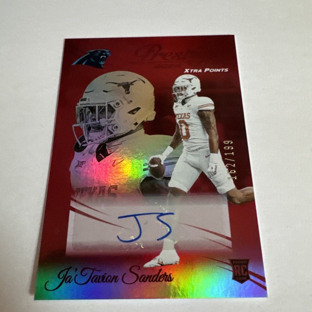 2024 Panini Prestige - Rookies Xtra Points Red Premium Signatures #358 Ja'Tavion