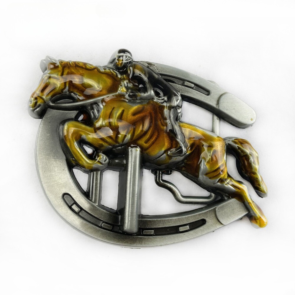 Western Cowboy Belt Buckle Men & Women USA Retro Rodeo Casual Wear Horsemanship