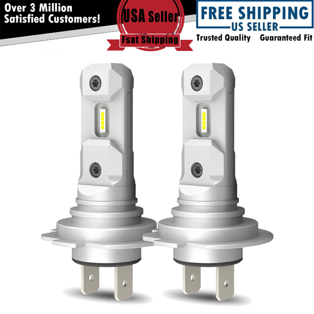 110W H7 LED Headlight Bulbs 11000LM 6500K Super Bright High Low Beam Kit GF-PRO