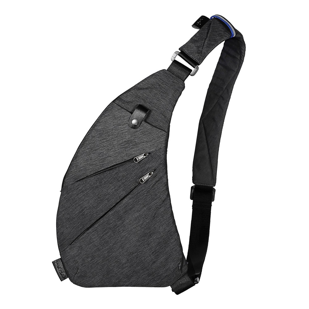 Anti Theft Sling Bag for Men Women Slim Crossbody Chest Daypack Travel