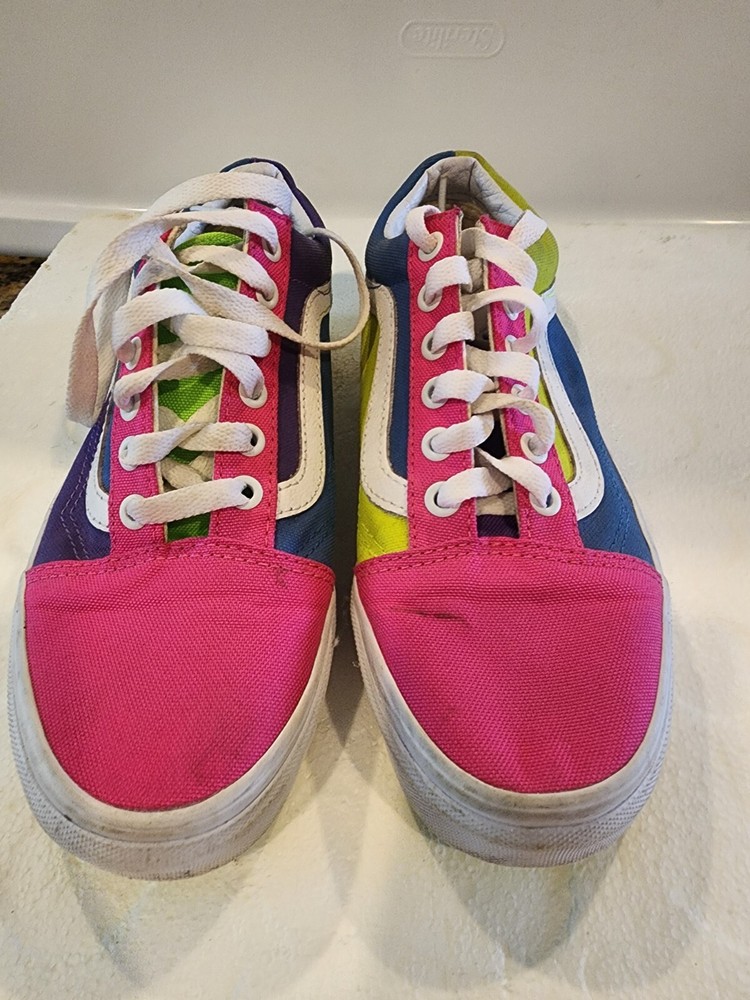 Vans unisex multicolor sneakers size 5.5