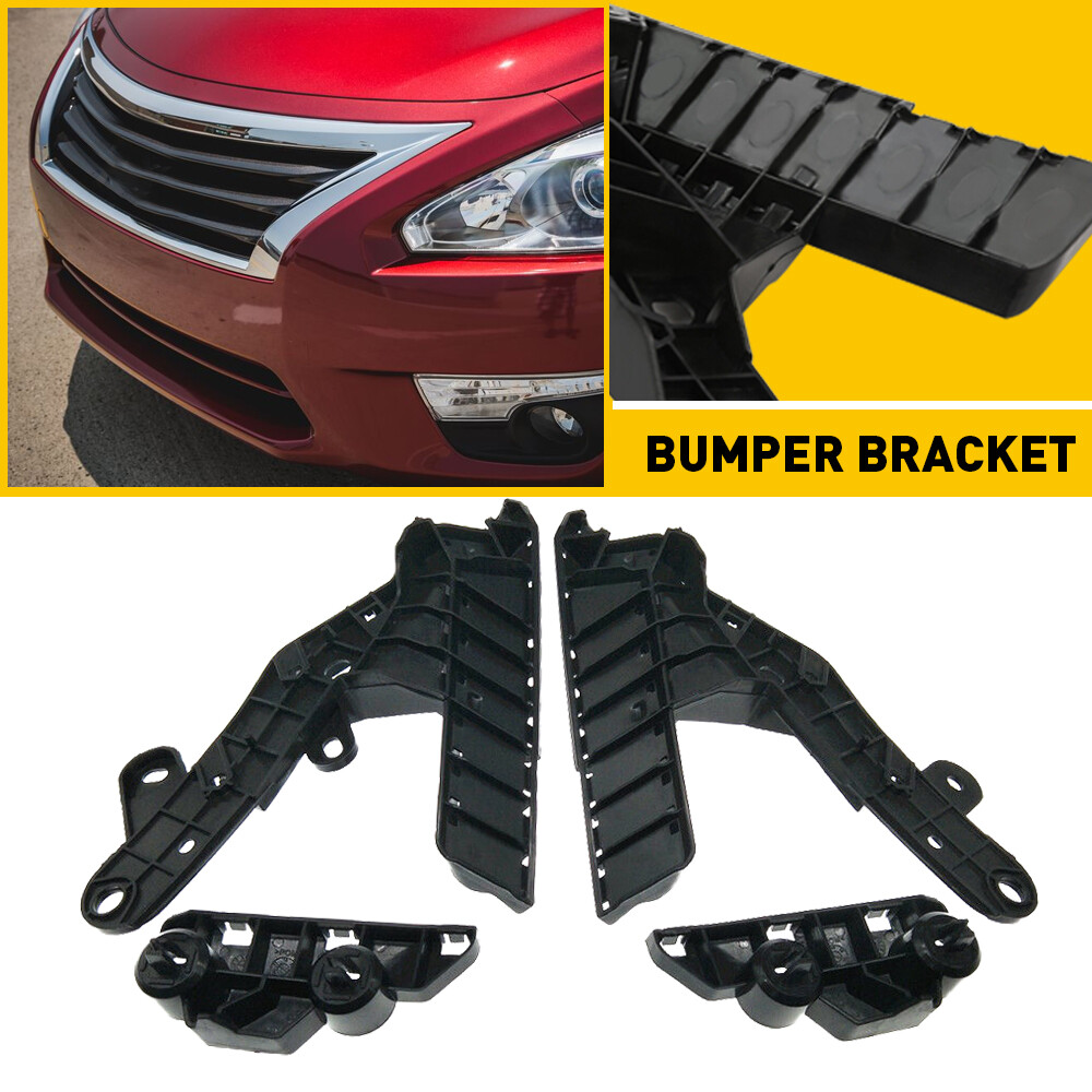 2013-2015 Nissan Altima Front Bumper Support Bracket Mount Retainer Kit