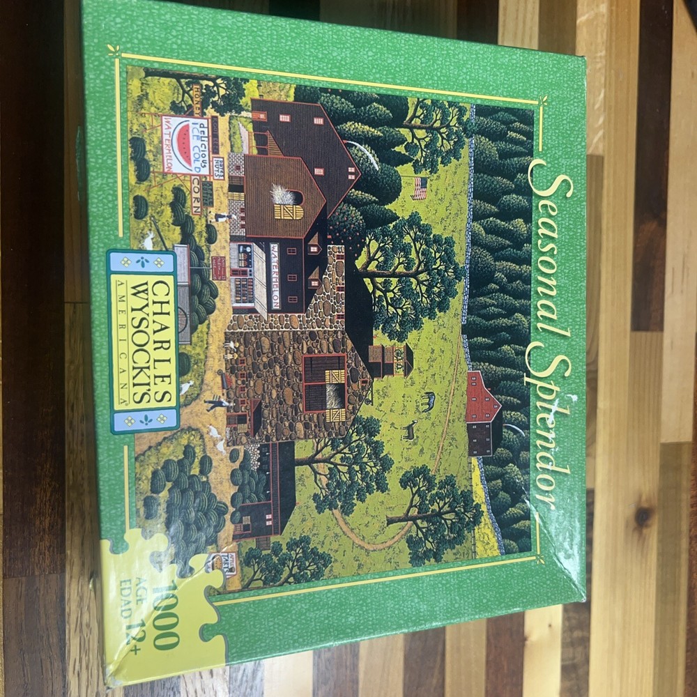 Charles Wysocki Puzzle Watermelon Farms Seasonal Splendor