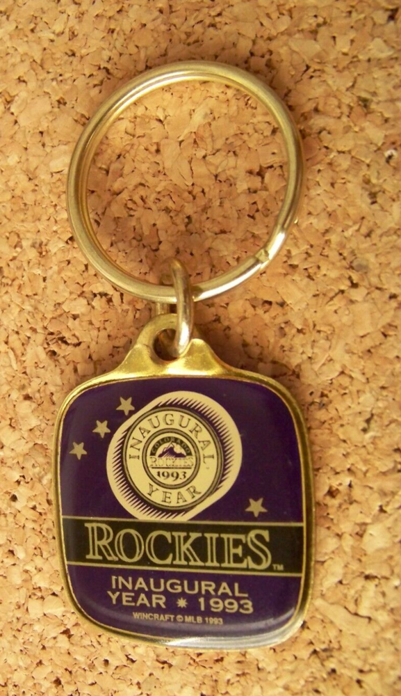 1993 Colorado Rockies Inaugural Year key ring overall sm nicks scratches AIBM
