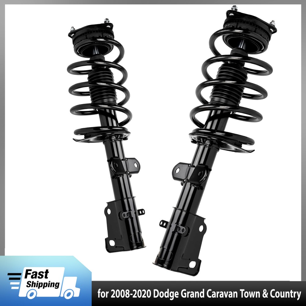 Dodge Grand Caravan Chrysler Town & Country 2008-2020 Front Strut Pair