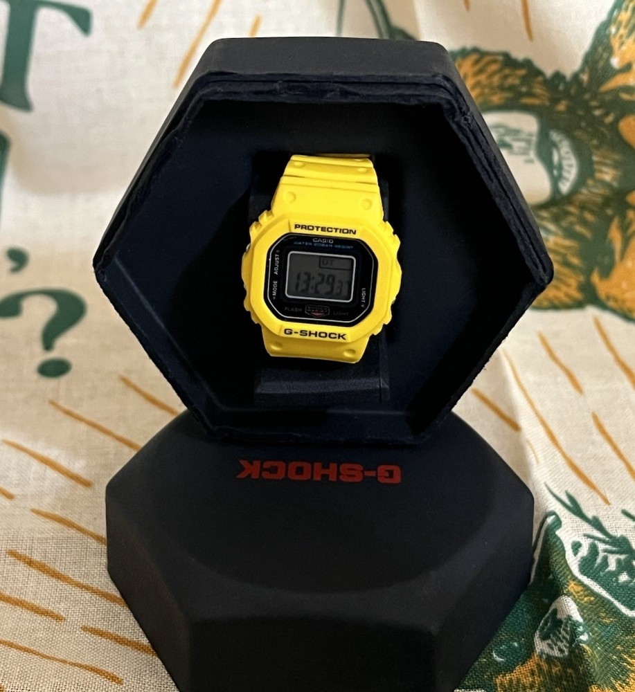 Casio G-SHOCK Nano Ring Watch ‘Yellow’ (DWN5600), used-excellent.