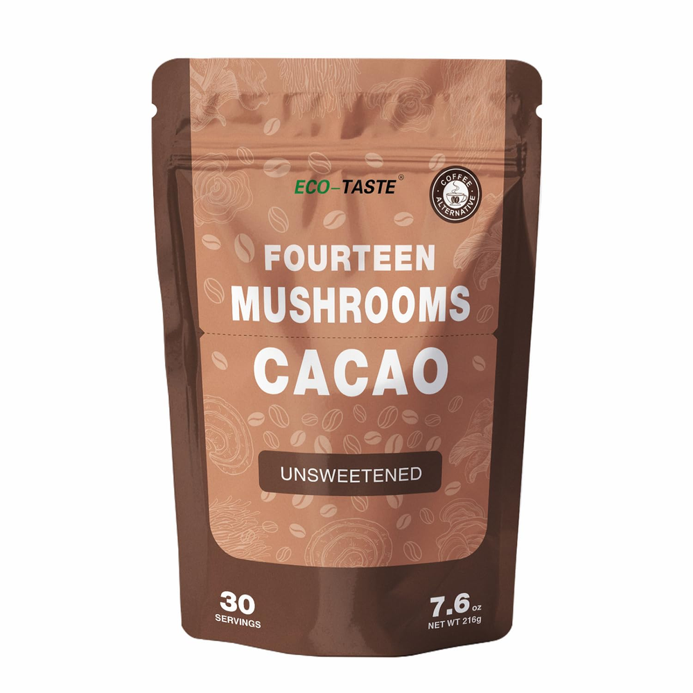 14-in-1 Mushroom Coffee with Cacao & 800mg Functional Mushrooms - 30 Servings