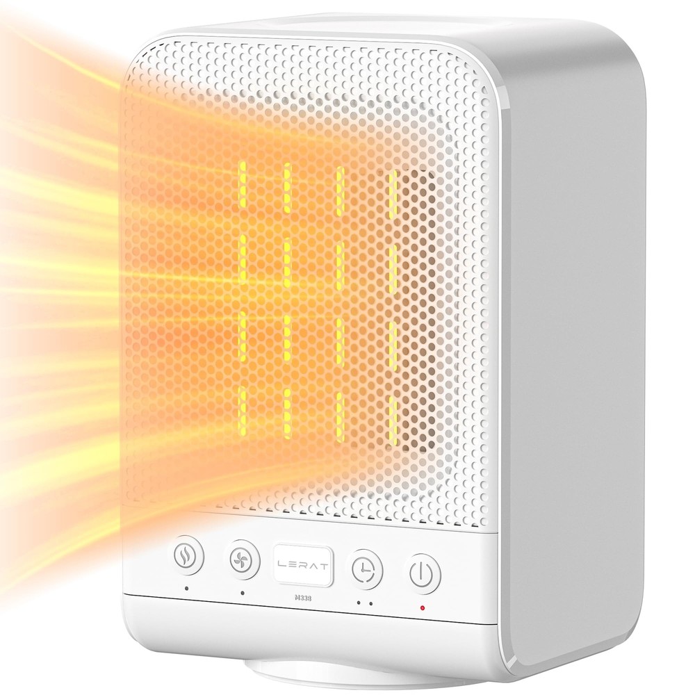 Space Heater 1500W Portable Electric PTC Fast Heating with Thermostat