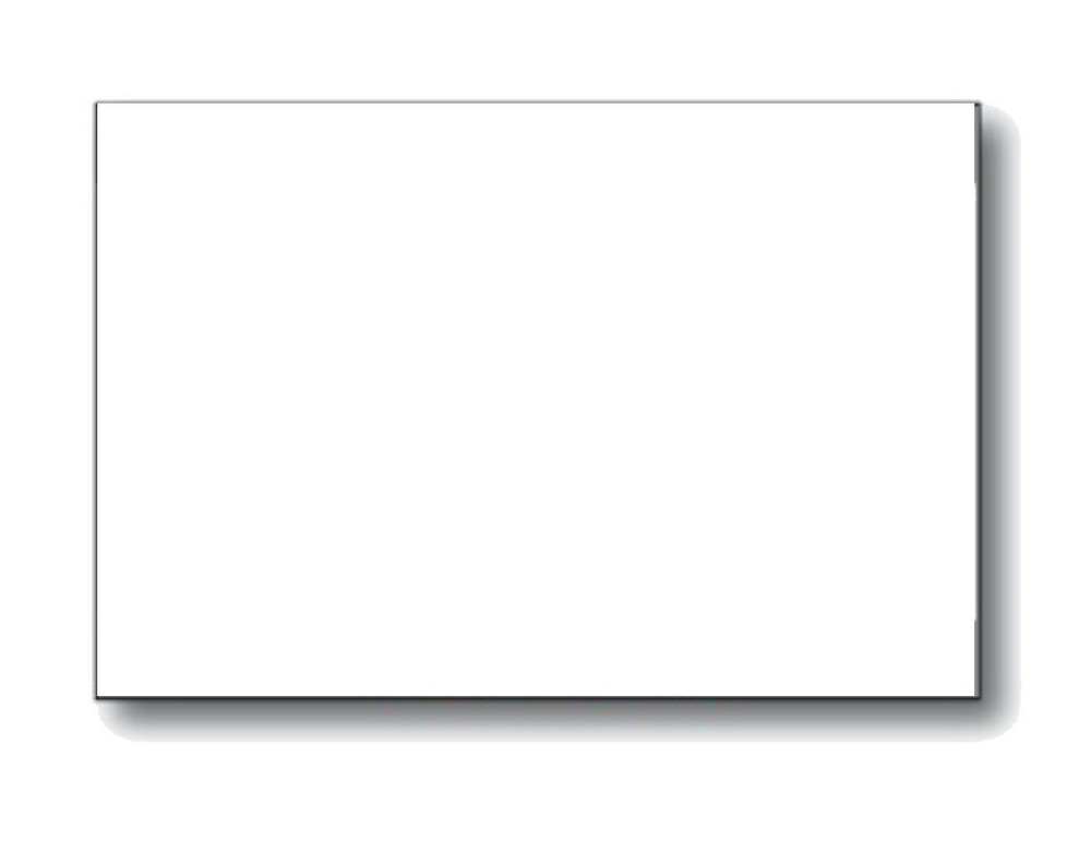 Peel & Stick Adhesive Posting Sheets - 250 White Sheets with Top & Bottom Strips