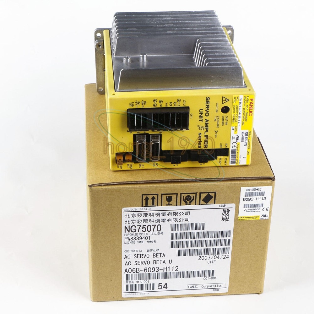 ONE FANUC A06B-6093-H112 Servo Drive A06B-6093H112 New