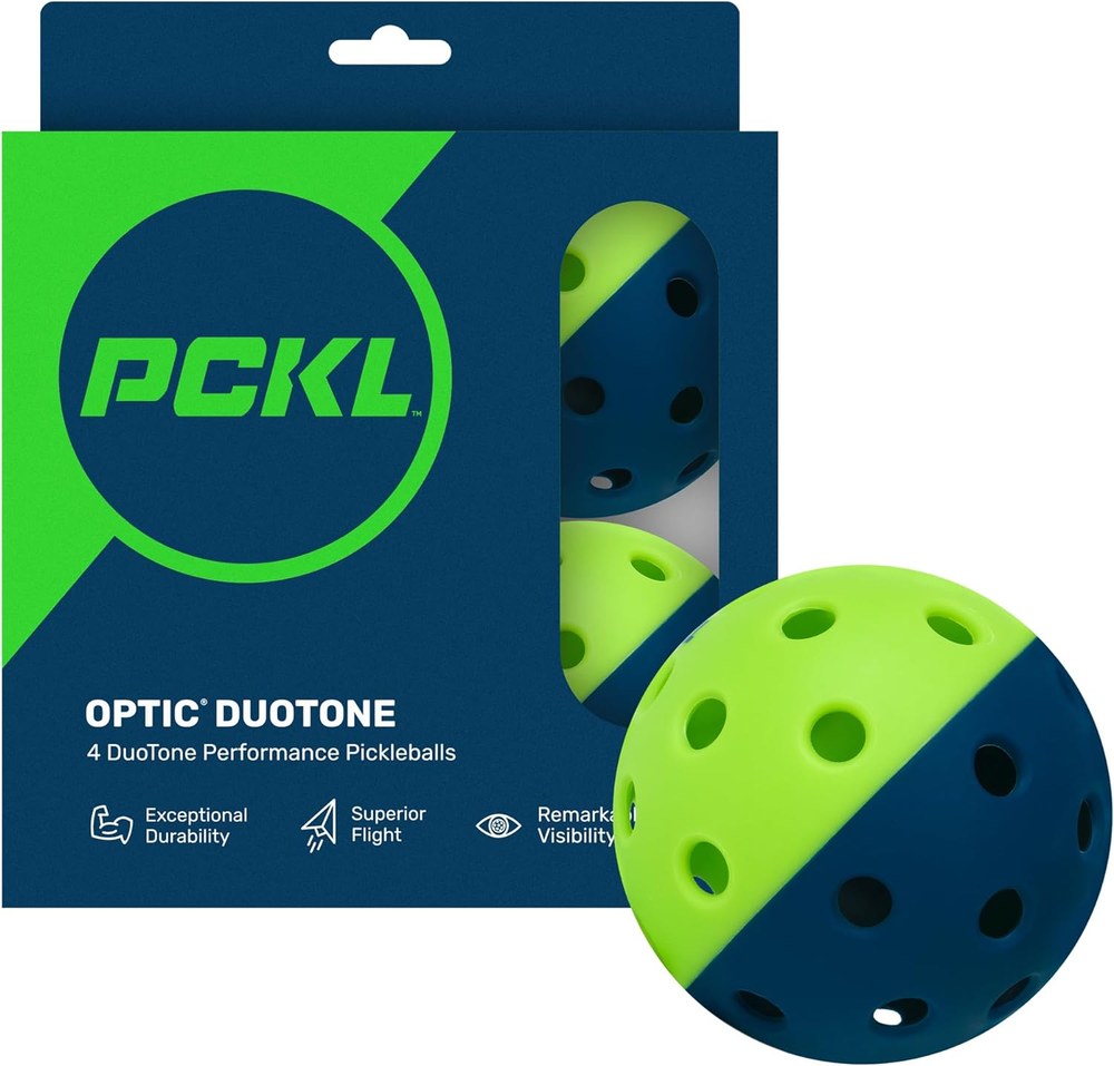 Optic Speed Pickleball Balls | Choose Indoor or Outdoor | 4 Pack of Balls
