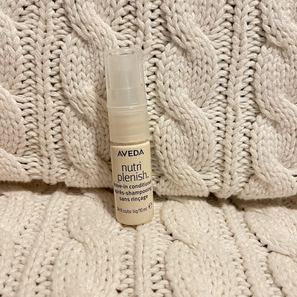 Aveda Nutriplenish Leave-In Conditioner 1oz Travel Size for All Hair Types 2-Pack