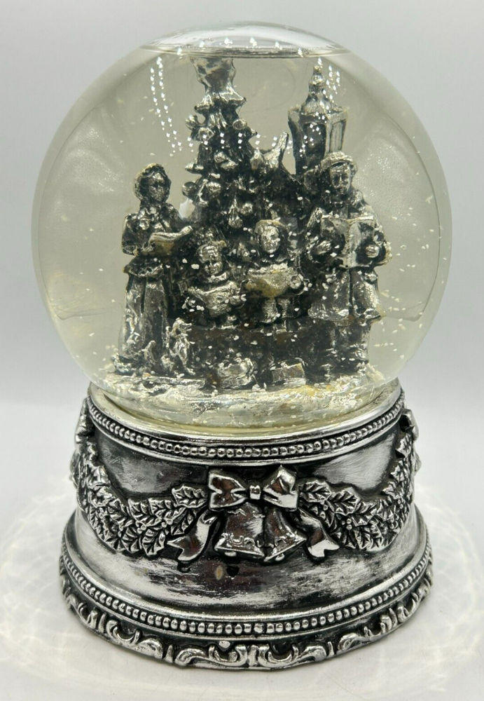 Christmas Caroler Snow Globe Music Box with Holiday Melodies-image