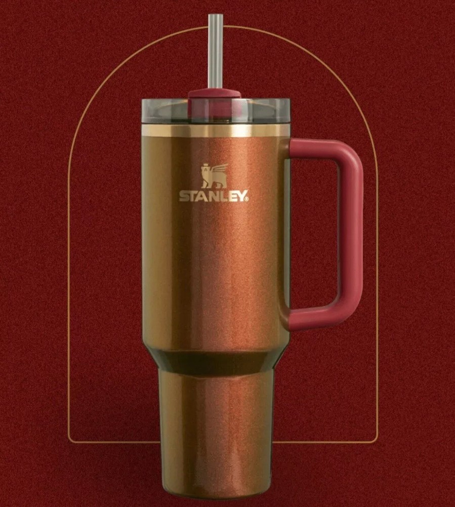 Laney Wilson X Stanley LE Gold Quencher H2.0 40 OZ Tumbler Ships Today (In Hand)