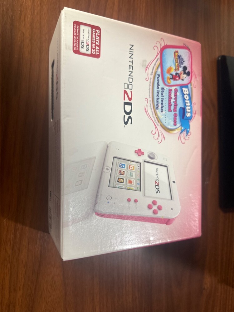 New Peach Pink Nintendo 2DS Disney Magical World Console Sealed Unopened