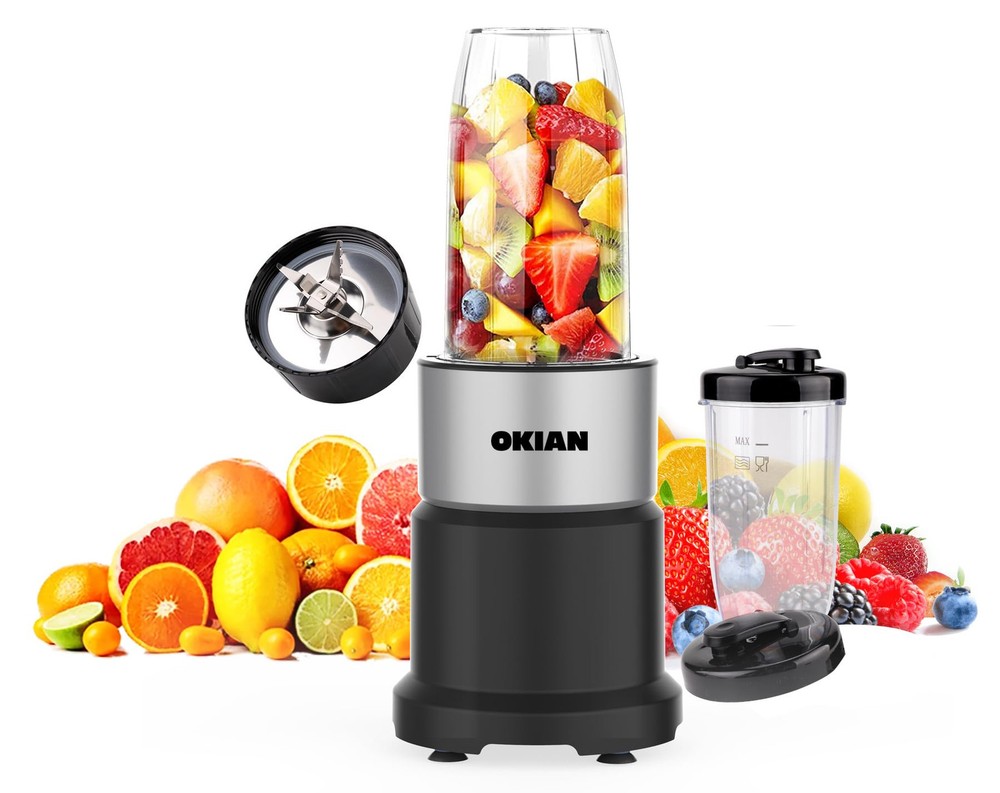 Portable Blender for Shakes & Smoothies with 2 Large 20oz Cups and 6 Blades